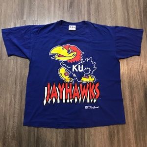 Vintage Kansas Jayhawks The Game T-Shirt XL USA